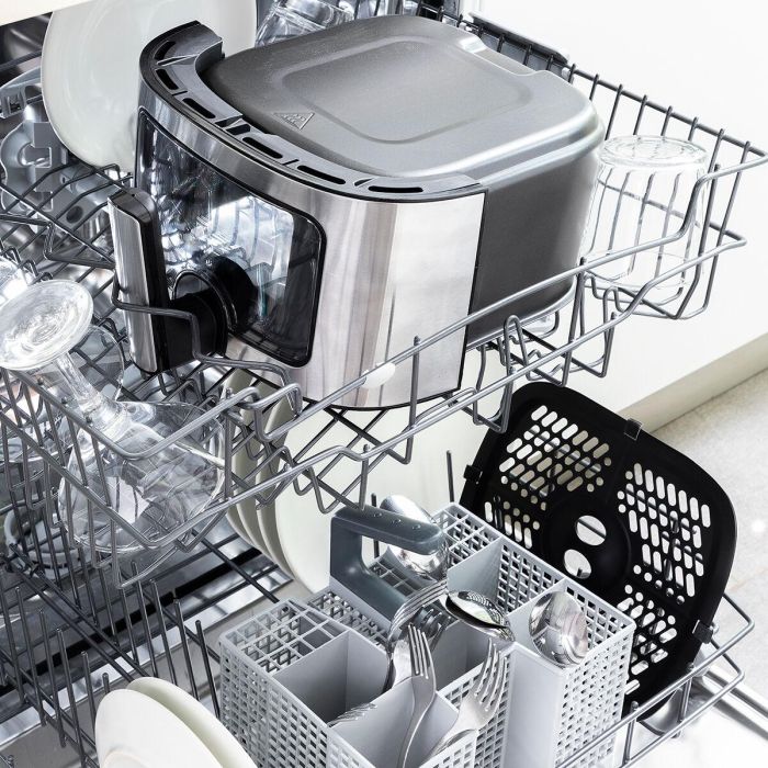 Freidora de Aire InnovaGoods Fryinn View 6500 Negro 1700 W 6,5 L Acero Inoxidable 8 Freidora de Aire InnovaGoods Fryinn View 6500 Negro 1700 W 6,5 L Acero Inoxidable 8