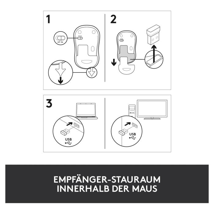 Logitech M185 Ratón Inalámbrico Óptico 1000 DPI Rojo