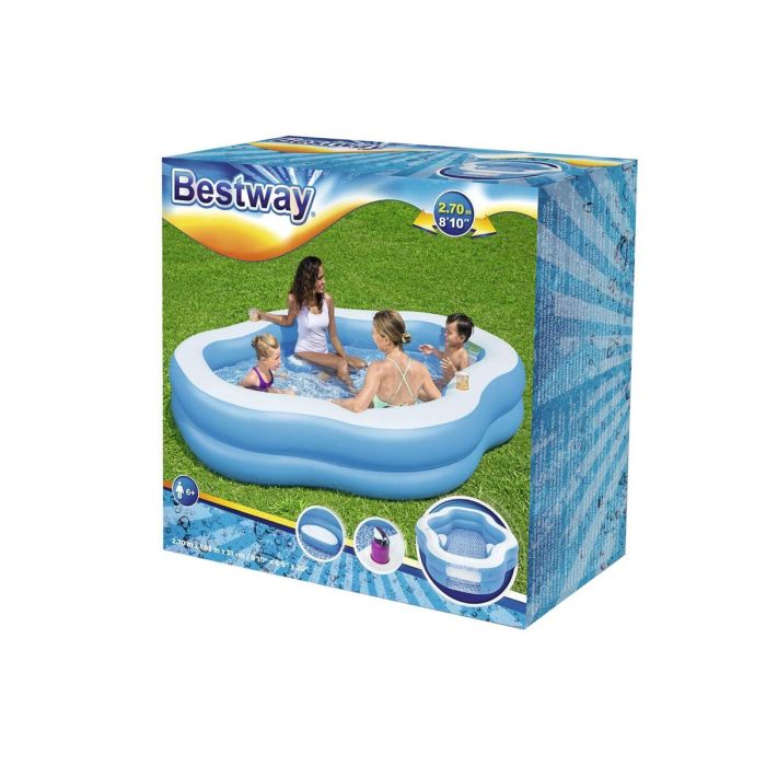 Piscina Hinchable Bestway 270 x 198 x 51 cm Blanco 15