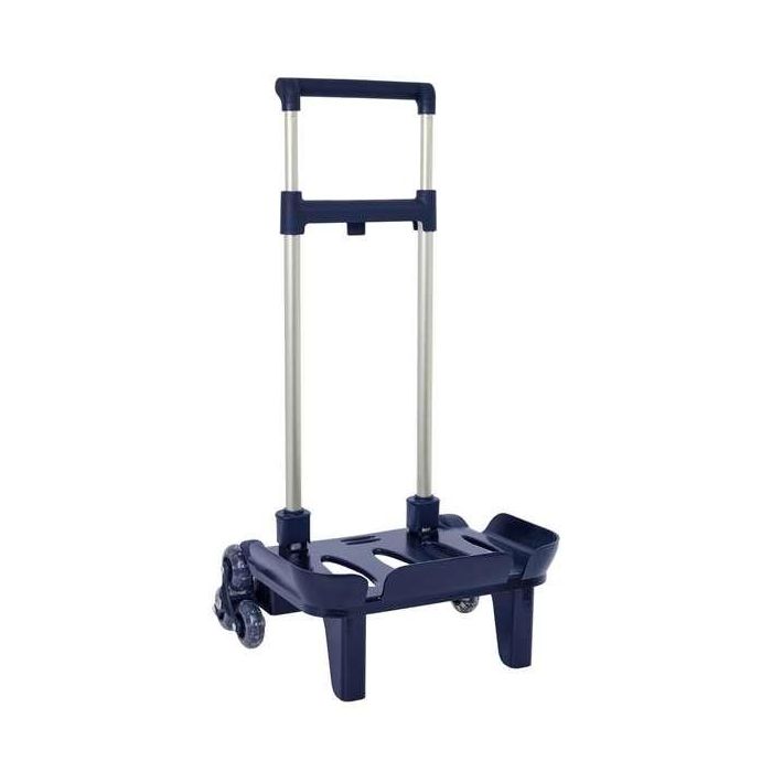 Safta Carro Portamochilas Plegable Triple Rueda Trolley Azul Marino 32x88x23,5 Cm Edad Mínima 3 Años 0 Safta Carro Portamochilas Plegable Triple Rueda Trolley Azul Marino 32x88x23,5 Cm Edad Mínima 3 Años 0