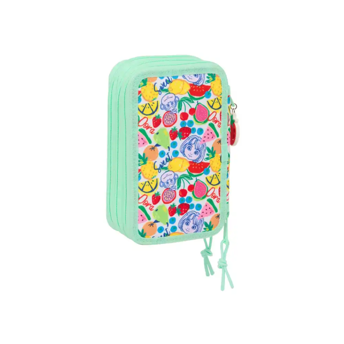 Safta Plumier Escolar Triple Cremallera 37 Piezas Dora 195x125x55 mm 1