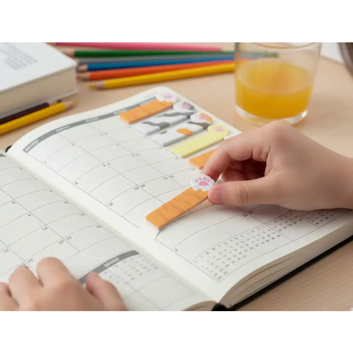 Imaginovo Bloc notas adhesivas marcapaginas patita perro 120 hojas 8x15x48 mm 5