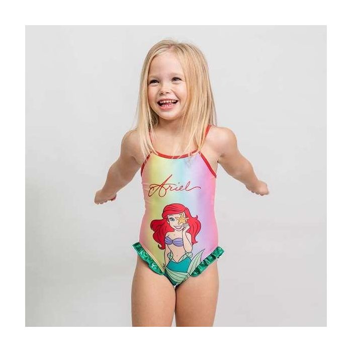 Cerdá Bañador de Natación La Sirenita Princess para Niña Multicolor Talla 4 Años