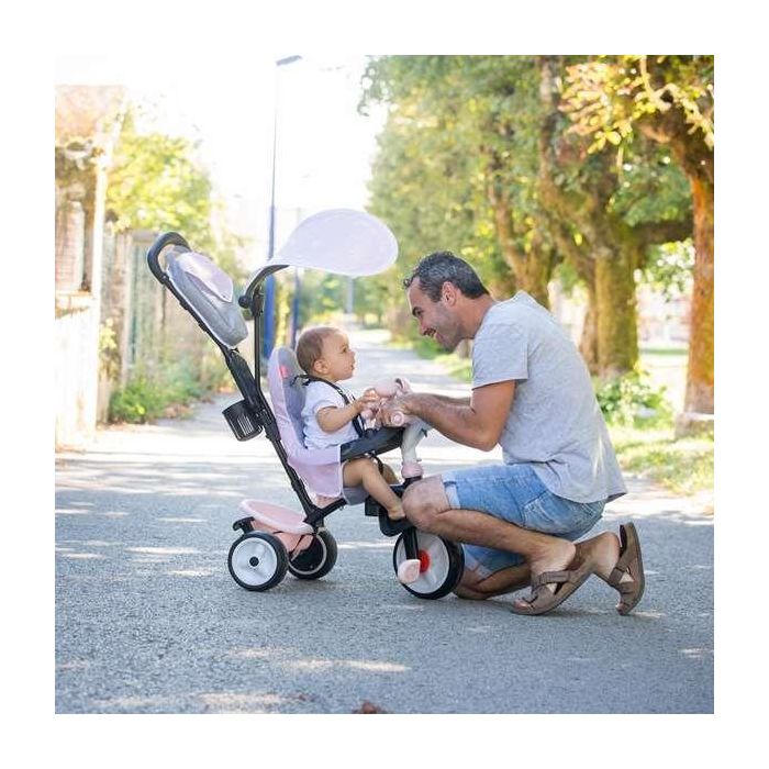 Triciclo Baby Driver Plus Rosa - SMOBY 3 Triciclo Baby Driver Plus Rosa - SMOBY 3