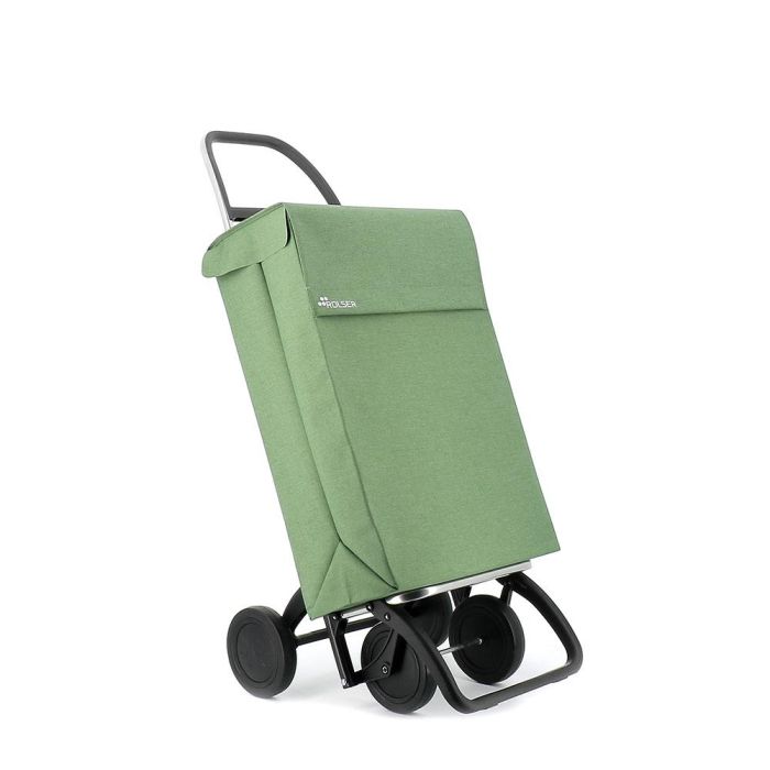 Rolser Carro de la compra Jean Tweed 4 Ruedas 43L Verde 5