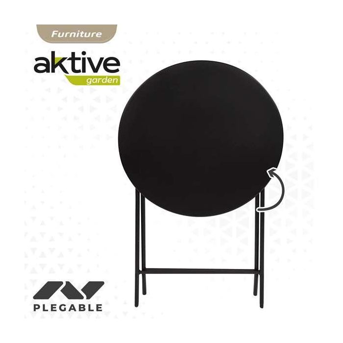 Mesa Plegable Aktive 60 x 70 x 60 cm Acero 3