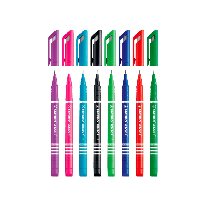 Stabilo Rotulador Sensor Punta de Fibra 0,3 mm Expositor 48 Unidades Colores Surtidos 2