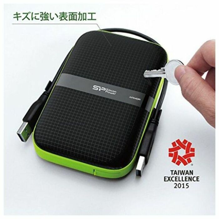 Disco Duro Externo Silicon Power A60 2.5" USB 3.0 2 TB Anti-shock Waterproof Negro 1 Disco Duro Externo Silicon Power A60 2.5" USB 3.0 2 TB Anti-shock Waterproof Negro 1