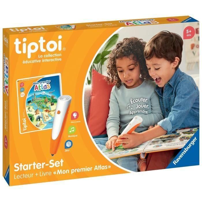 Ravensburger-tiptoi Starter Atlas-4005556001774-Edades de 5 años en adelante