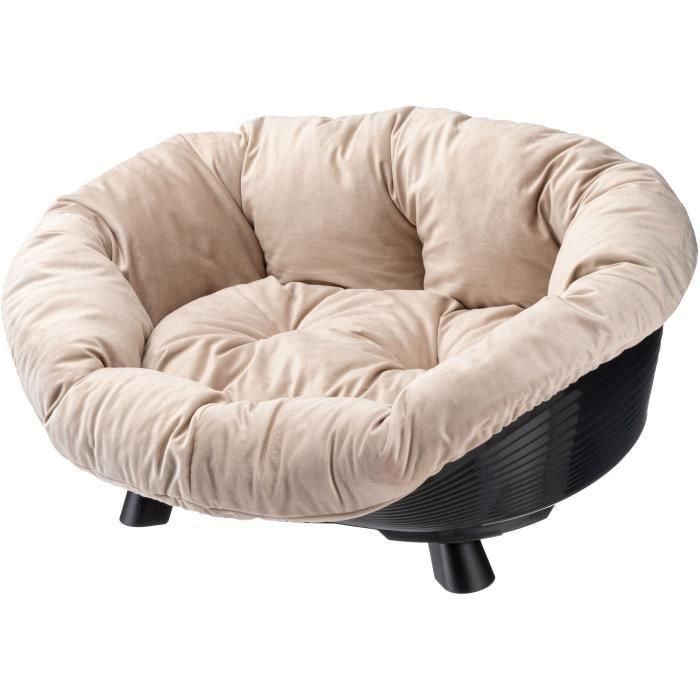 Ferplast FER8010690210025 Cesta Sofá Trono 6 con cojín Negro 4 Ferplast FER8010690210025 Cesta Sofá Trono 6 con cojín Negro 4