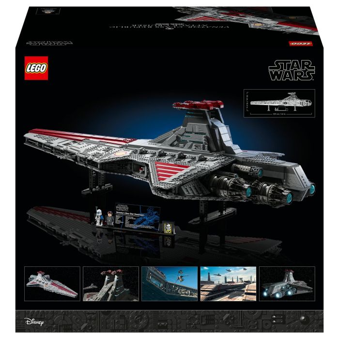 LEGO Star Wars Crucero de Ataque Clase Venator de la República 75367 5374 Piezas