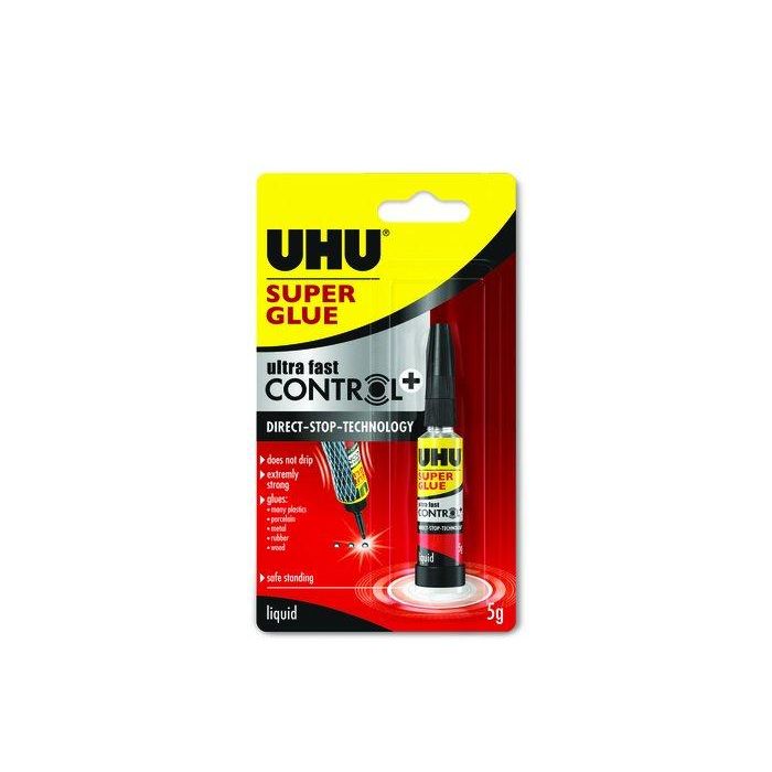Pegamento Universal Uhu Control Plus Tubo 5 G 12 unidades