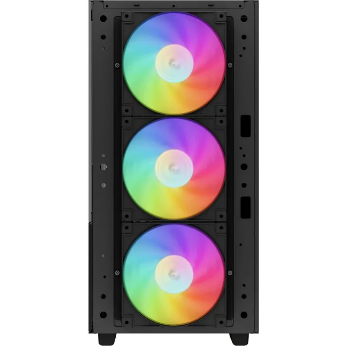 Deepcool DEE1691287585924 Caja de PC Torre Media Formato ATX 3x140mm A-RGB + 1x120mm A-RGB Negra 4