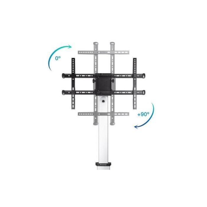 TOOQ Soporte suelo ruedas tv horiz/vert "HERA" 37-86" 3