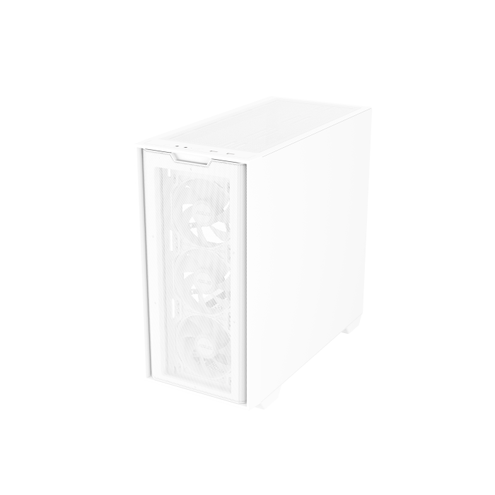 ASUS A21 PLUS - Torre de PC Blanco, Compatible con micro ATX/Mini-ITX, Incluye 4 Ventiladores, Hasta 360mm Radiador, Ref. 90DC00H3-B19000