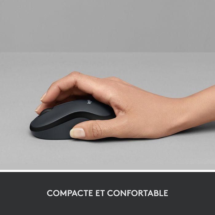 Logitech M220 Silent Ratón Inalámbrico USB 2.4GHz Óptico 1000 dpi 18 Meses Batería Charcoal Compatible con Windows Mac 16