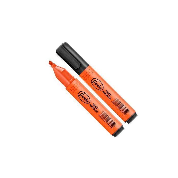 Marcador Fluor Forofis Naranja (Set de 12)