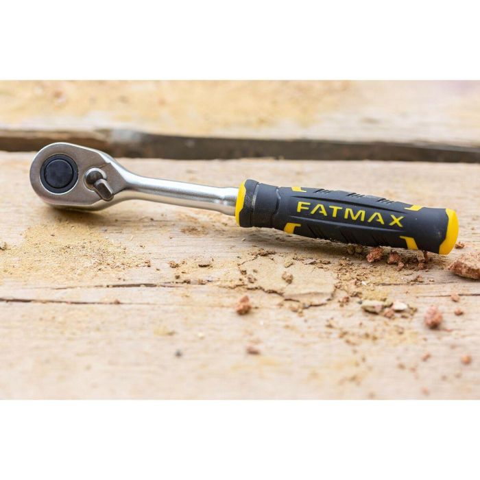 Stanley SET 81 PIEZAS de Vasos 1/4'' y 1/2'' FATMAX con Carraca de 120 Dientes, Extensiones y Puntas 8