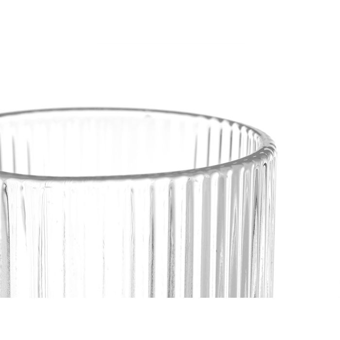 Vaso Transparente Rayas 430Ml Vivalto 7X12CM (24 Unidades) 3 Vaso Transparente Rayas 430Ml Vivalto 7X12CM (24 Unidades) 3