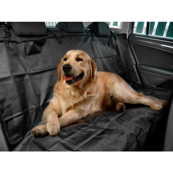 Mascow Cubre Asientos Tela para Mascotas Negro 27 x 5 x 20 cm (Set de 6) 1