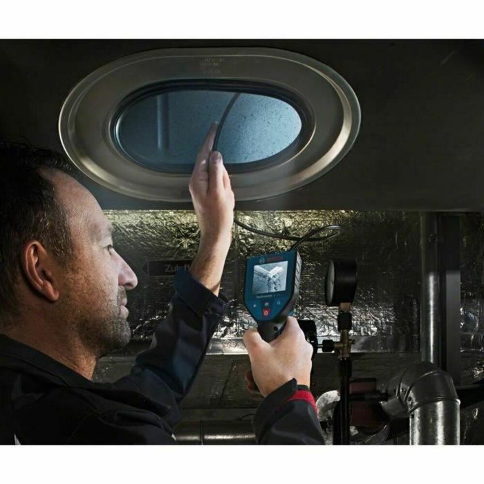 Bosch GIC 120 Cámara de Inspección Inalámbrica Compacta con Vista de Brújula, Cable 120 cm, Ø 8.5 mm, LED, Incluye Gancho, Imán y Espejo 1 Bosch GIC 120 Cámara de Inspección Inalámbrica Compacta con Vista de Brújula, Cable 120 cm, Ø 8.5 mm, LED, Incluye Gancho, Imán y Espejo 1