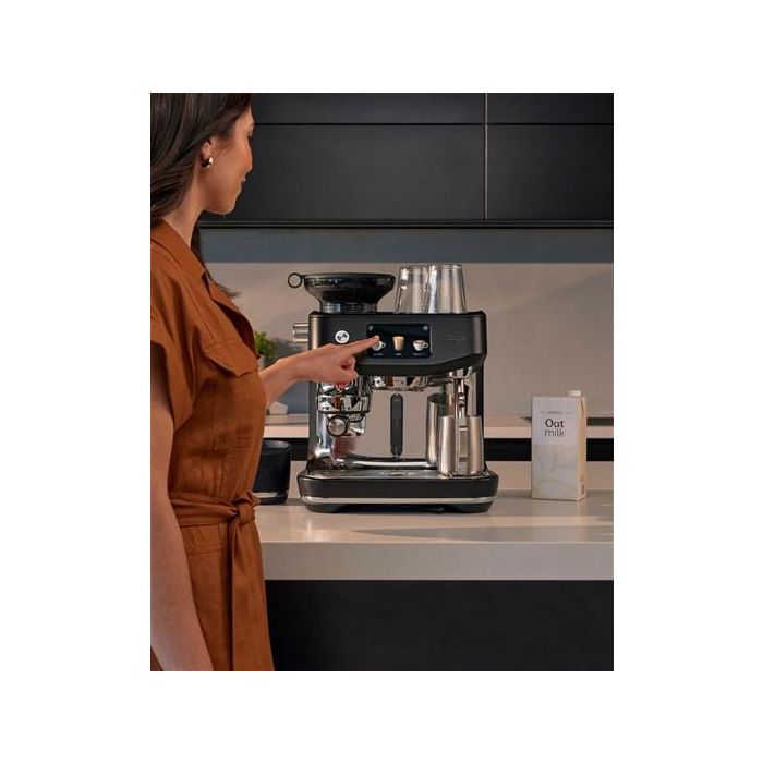 Sage Cafetera Espresso Automática Oracle Jet Negro Trufado, Pantalla Táctil, Sistema ThermoJet 4 Sage Cafetera Espresso Automática Oracle Jet Negro Trufado, Pantalla Táctil, Sistema ThermoJet 4