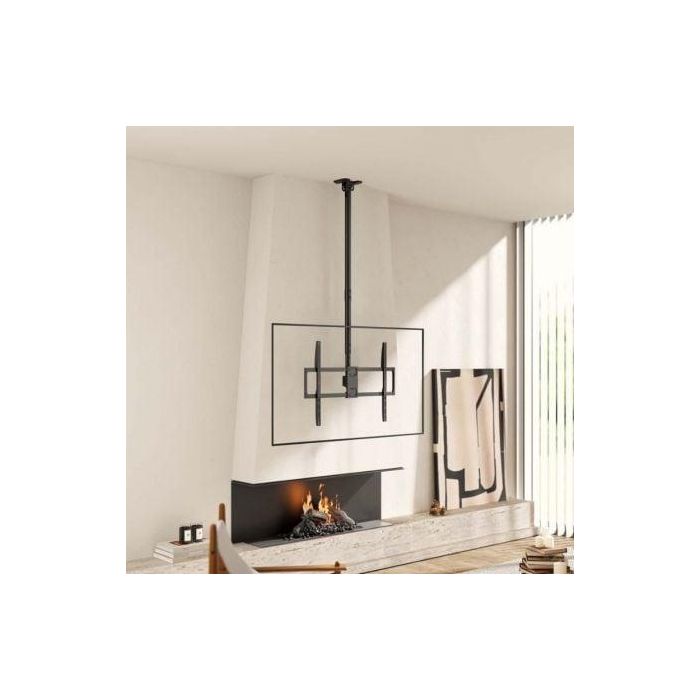 Aisens CT100TSLE-393 Soporte de Techo Inclinable, Giratorio, Nivelable y Extensible para TV de 50-100" hasta 80kg en Negro 3 Aisens CT100TSLE-393 Soporte de Techo Inclinable, Giratorio, Nivelable y Extensible para TV de 50-100" hasta 80kg en Negro 3