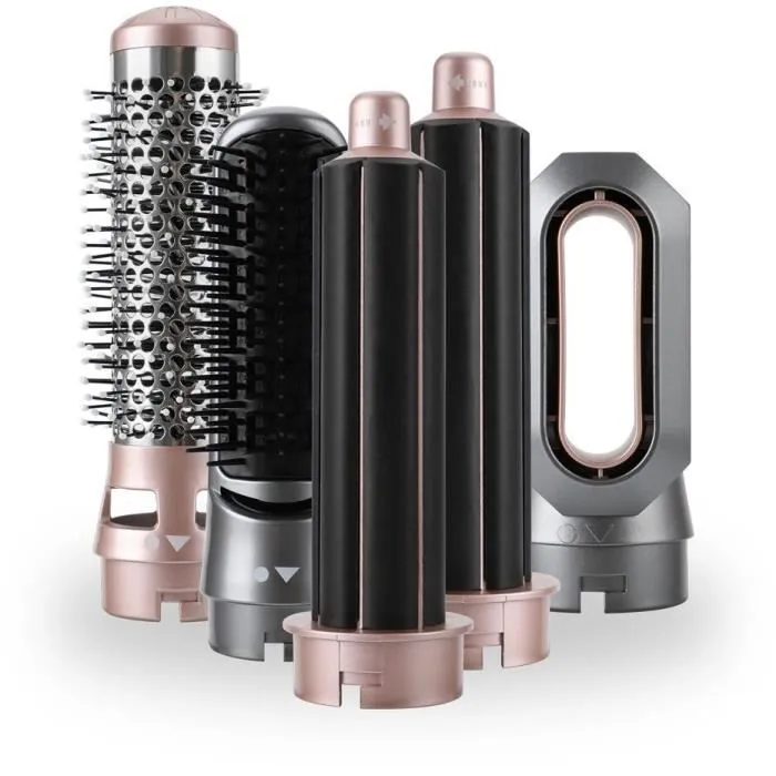 Jocca Plancha de pelo 2412 3 temperaturas 5 cabezales intercambiables 800/1000 W 5