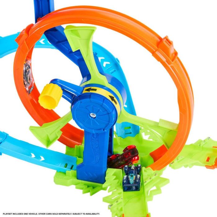 Hot Wheels Jbx65 Pista Reto Turbina Rapid Launch & Loop, con Impulsor, Looping y Coche 1:64, Edad +4 Años 5 Hot Wheels Jbx65 Pista Reto Turbina Rapid Launch & Loop, con Impulsor, Looping y Coche 1:64, Edad +4 Años 5