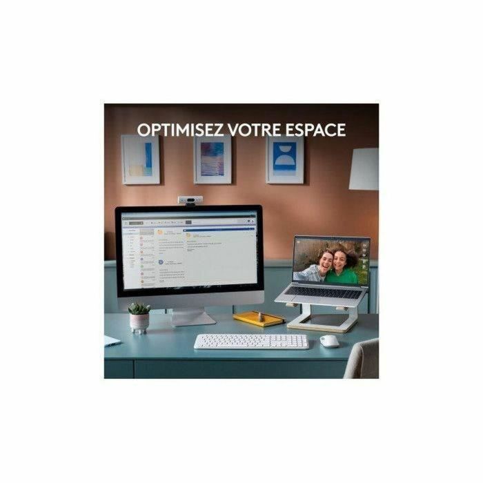 Teclado y Ratón Logitech Blanco Francés Azerty Francés 5