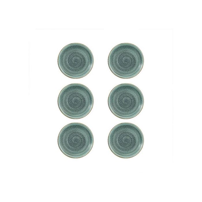 Moon Turquoise Plato Llano 25 Cm H 2 Cm (6 Unidades) 2 Moon Turquoise Plato Llano 25 Cm H 2 Cm (6 Unidades) 2