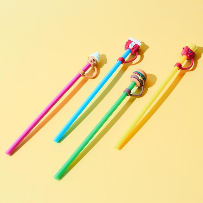 Cook Concept Pajitas Decorativo Comida Rápida Colección Ludique Plástico 5