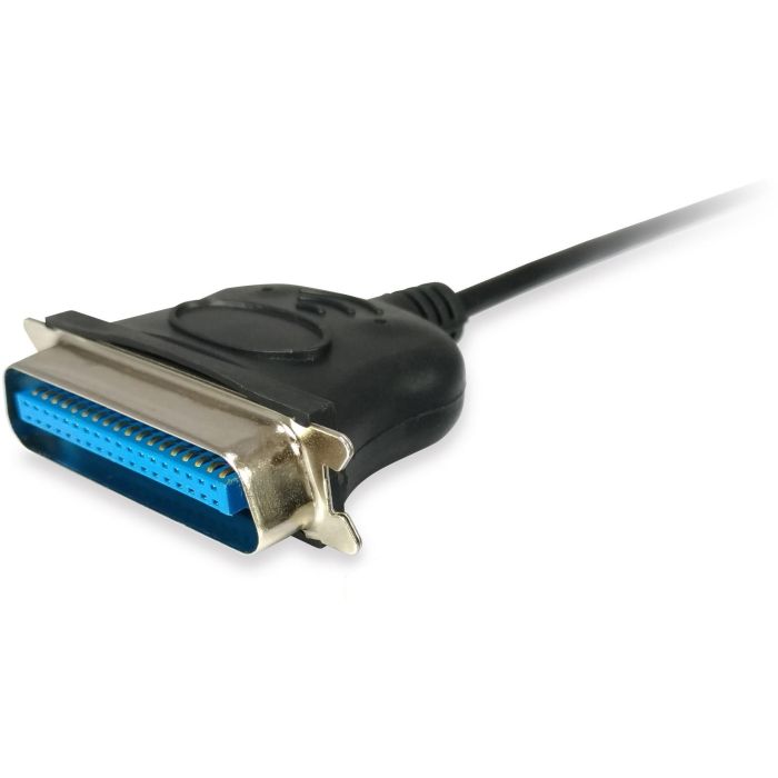 EQUIP Adaptador USB-A a Paralelo EPP.ECP.bidi St/St 1.50m Negro Cable USB a Centronics 36 1