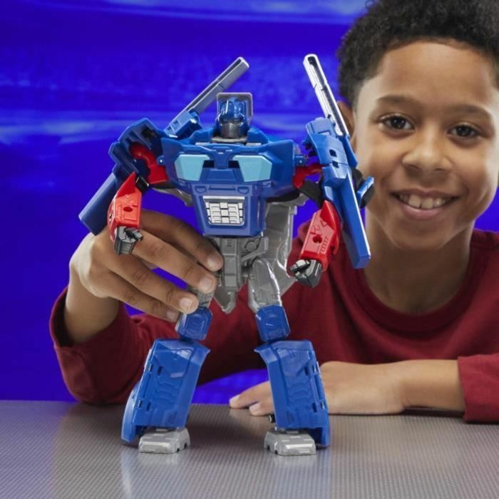 Transformers One Figura de acción 2 en 1 Optimus Prime (Orion Pax) de 10 pulgadas, se convierte en máscara, juguetes interactivos para niñas y niños 1