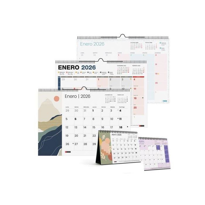 Calendario (2026) Miquelrius Design Surtido Lote De 50
