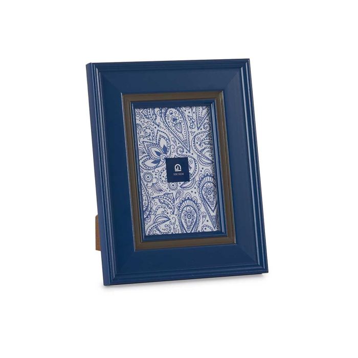 Portafotos 10x15 Azul Oscuro Giftdecor - 18x23x2 cm, Plástico y Cristal (24 Unidades) 1 Portafotos 10x15 Azul Oscuro Giftdecor - 18x23x2 cm, Plástico y Cristal (24 Unidades) 1