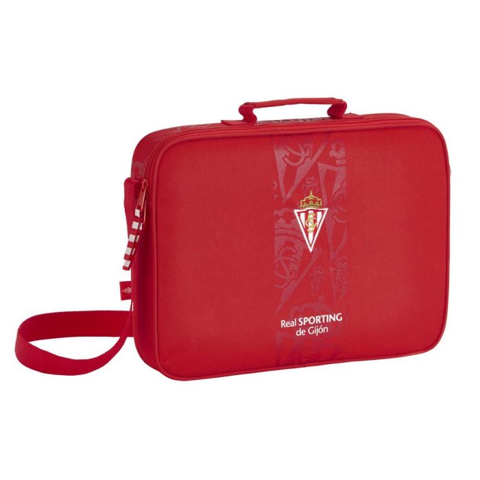 Cartera Escolar Safta Sporting De Gijon Extraescolares 380x280x60 mm