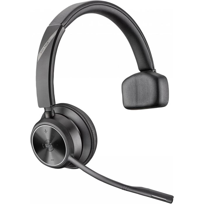 Poly Savi 7310 Auriculares Inalámbricos DECT Monoauricular Profesional con Micrófono de Cancelación de Ruido para Microsoft Teams Negro