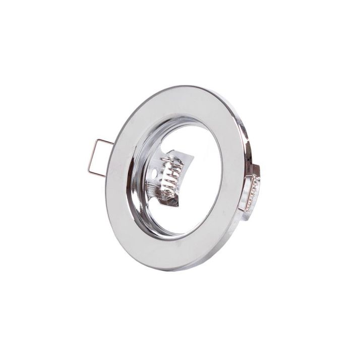 Aro Foco Downlight Circular "Sara" Acero 81mm - Cromado Aro Foco Downlight Circular "Sara" Acero 81mm - Cromado