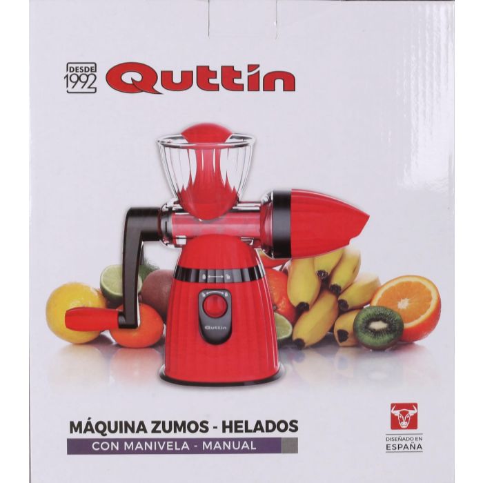 Máquina Manual Quttin para Zumos y Helados (6 Unidades) 1 Máquina Manual Quttin para Zumos y Helados (6 Unidades) 1