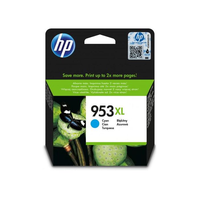 HP Oficejet Pro 7730/8710/8720/8730/8740 Cartucho Cian nº953XL 1450pag