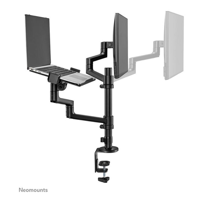 Neomounts DS20-425BL2 Brazo para Monitor y Portátil de 17-27" y 11.6-17.3" Negro