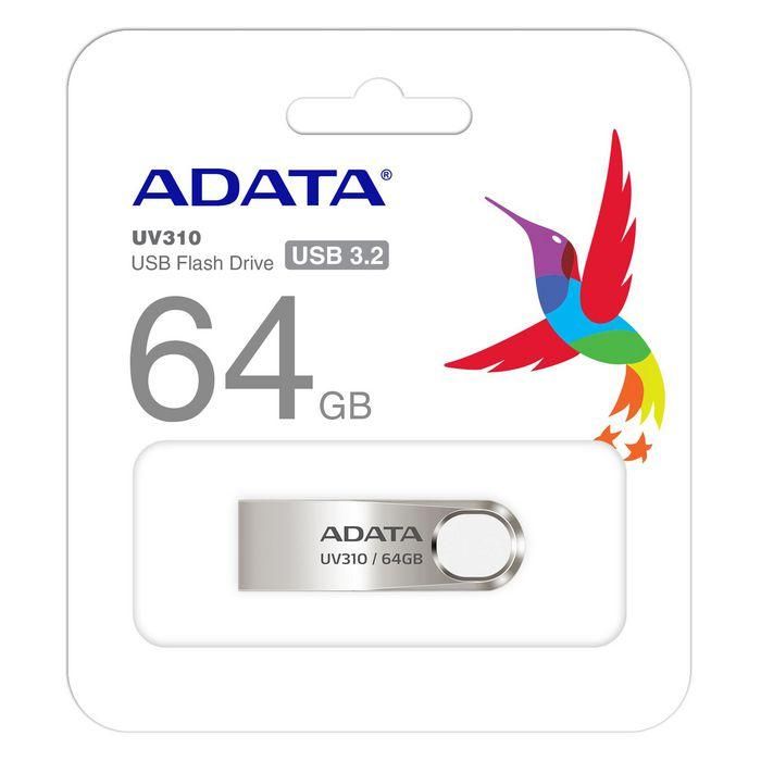 ADATA UV210 Memoria USB 64GB, Metal, USB 2.0 ADATA UV210 Memoria USB 64GB, Metal, USB 2.0