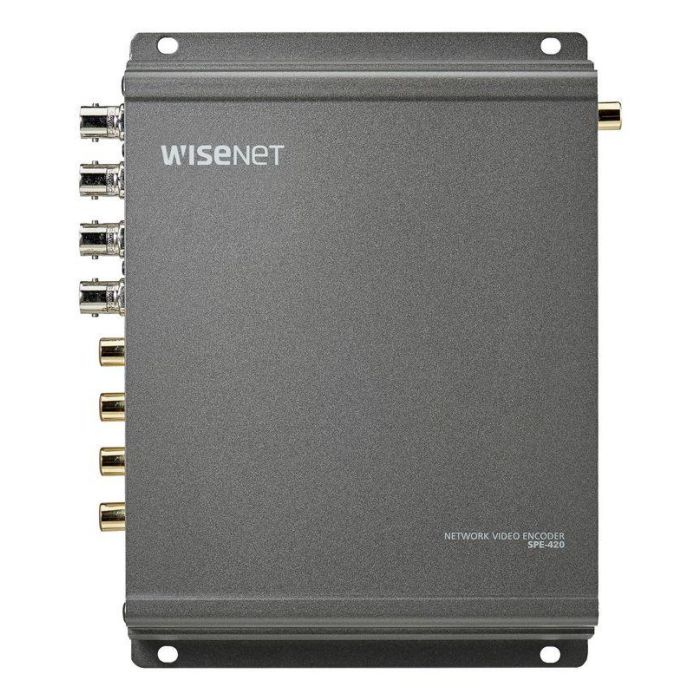 Hanwha Codificador de vídeo 4 canales 5M H.265 Wisenet 4 Hanwha Codificador de vídeo 4 canales 5M H.265 Wisenet 4