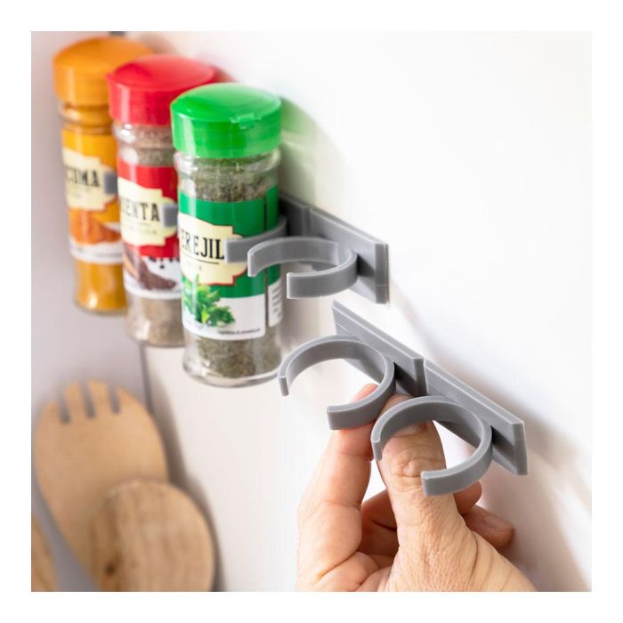 Organizador de Especias Adhesivo y Divisible Jarlock x20 InnovaGoods 5 Organizador de Especias Adhesivo y Divisible Jarlock x20 InnovaGoods 5