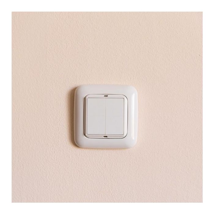 Shelly Plug & Play "BLU Wall" Switch 4 Adapter Busch-Jaeger Weiß 3
