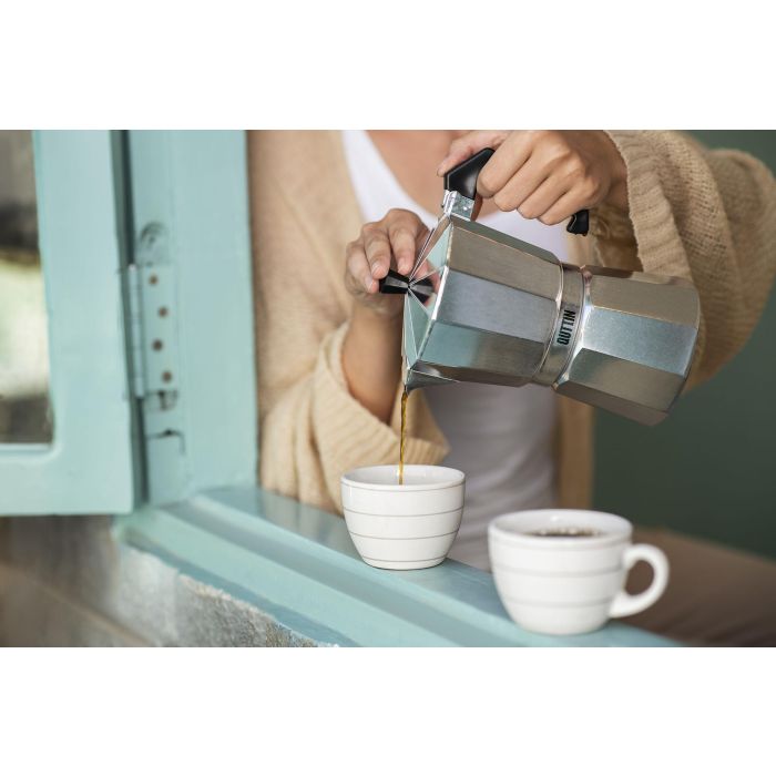 Quttin Cafetera de Aluminio para 9 Servicios con Inducción (6 Unidades) 8