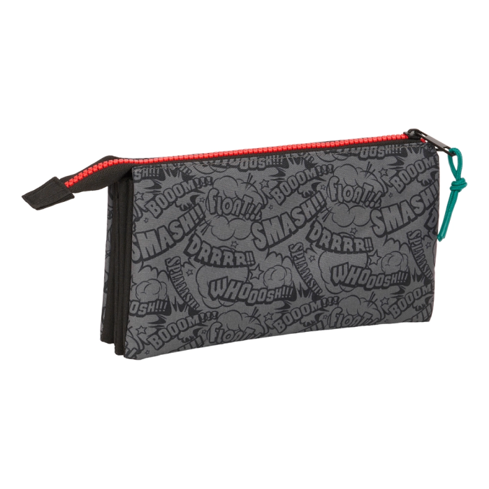 Estuche Escolar My Hero Academia Negro 22 x 12 x 3 cm 1 Estuche Escolar My Hero Academia Negro 22 x 12 x 3 cm 1