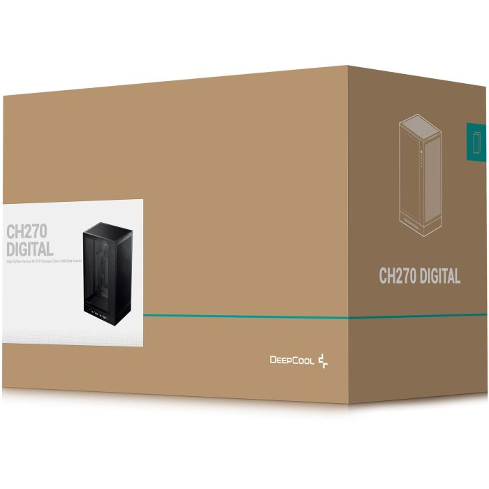 DeepCool CH270 DIGITAL Mini Tower PC Negro, para placas base micro ATX y Mini-ITX 2