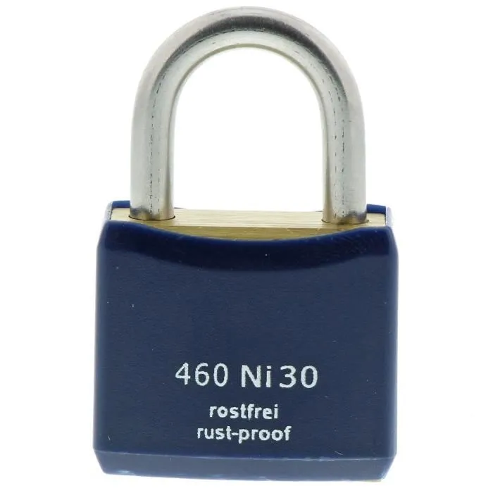 Burg Wachter DUO 460 Ni 40 SB - Juego de 2 Candados de Acero Inoxidable Marino con Doble Cierre 1